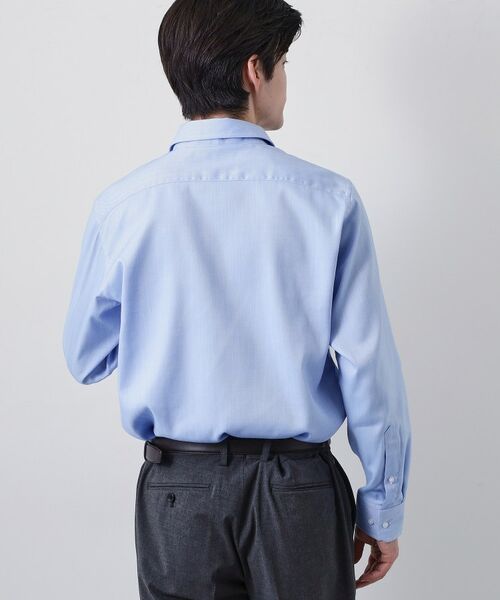 THE SHOP TK / ザ ショップ ティーケー シャツ・ブラウス | ドレスへリンボン長袖シャツ | 詳細6