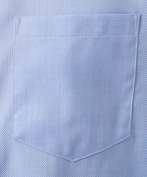 THE SHOP TK / ザ ショップ ティーケー シャツ・ブラウス | ドレスへリンボン長袖シャツ | 詳細8