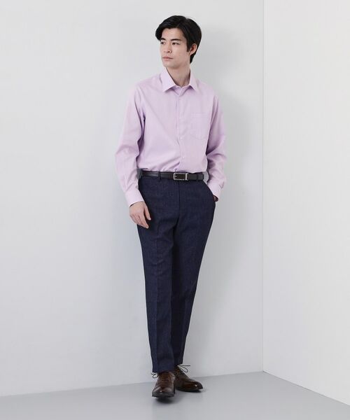 THE SHOP TK / ザ ショップ ティーケー シャツ・ブラウス | ドレスドビー長袖シャツ | 詳細5