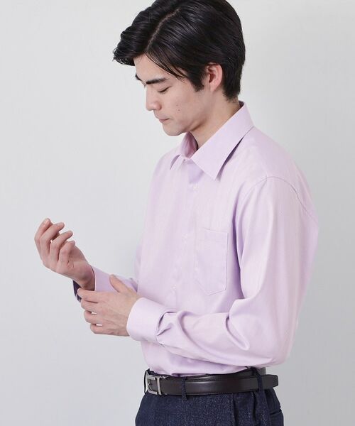 THE SHOP TK / ザ ショップ ティーケー シャツ・ブラウス | ドレスドビー長袖シャツ | 詳細6