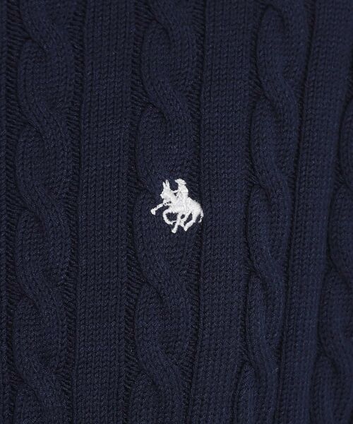 THE SHOP TK / ザ ショップ ティーケー ニット・セーター | 【POLO BCS 別注】5分袖ケーブルニット | 詳細19