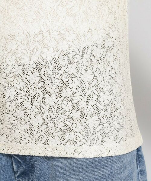 THE SHOP TK / ザ ショップ ティーケー カットソー | レースプルオーバー | 詳細10