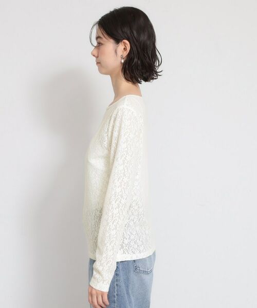 THE SHOP TK / ザ ショップ ティーケー カットソー | レースプルオーバー | 詳細6