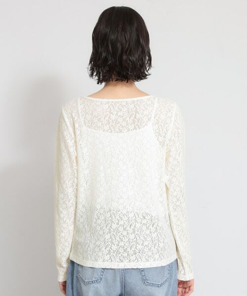 THE SHOP TK / ザ ショップ ティーケー カットソー | レースプルオーバー | 詳細7