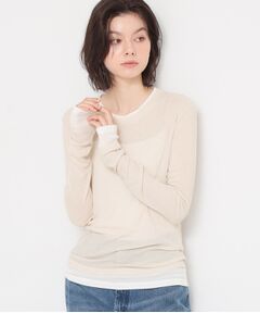 THE SHOP TK / ザ ショップ ティーケー カットソー | 配色テレコカットソー