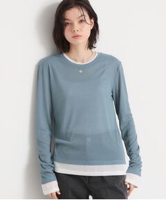 THE SHOP TK / ザ ショップ ティーケー カットソー | 配色テレコカットソー