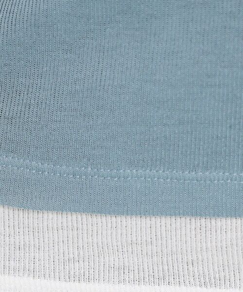 THE SHOP TK / ザ ショップ ティーケー カットソー | 配色テレコカットソー | 詳細12