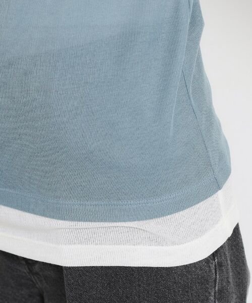 THE SHOP TK / ザ ショップ ティーケー カットソー | 配色テレコカットソー | 詳細19