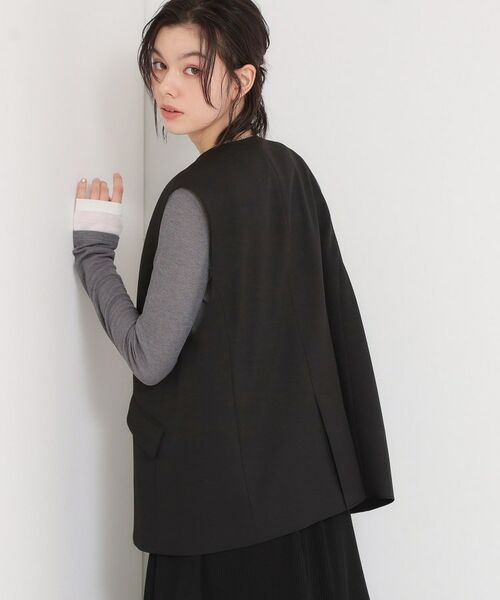 THE SHOP TK / ザ ショップ ティーケー カットソー | 配色テレコカットソー | 詳細2