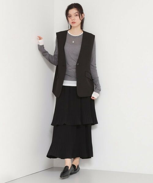 THE SHOP TK / ザ ショップ ティーケー カットソー | 配色テレコカットソー | 詳細3