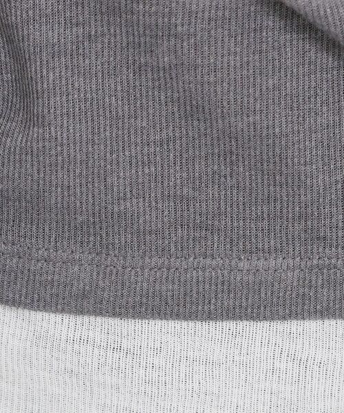 THE SHOP TK / ザ ショップ ティーケー カットソー | 配色テレコカットソー | 詳細4