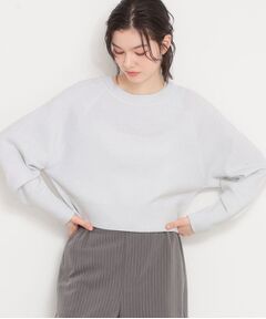 THE SHOP TK / ザ ショップ ティーケー ニット・セーター | 【着丈が選べる】スウェットライクラメジャガードニット