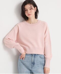 THE SHOP TK / ザ ショップ ティーケー ニット・セーター | 【着丈が選べる】スウェットライクラメジャガードニット