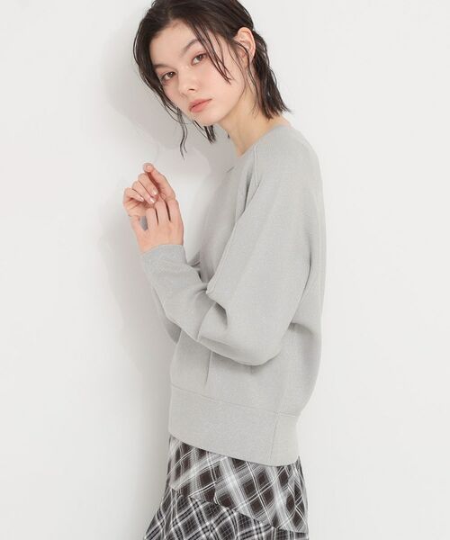 THE SHOP TK / ザ ショップ ティーケー ニット・セーター | 【着丈が選べる】スウェットライクラメジャガードニット | 詳細13