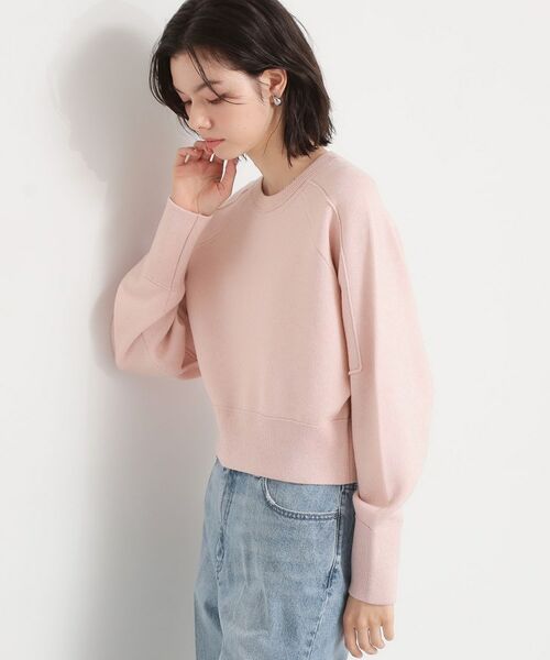 THE SHOP TK / ザ ショップ ティーケー ニット・セーター | 【着丈が選べる】スウェットライクラメジャガードニット | 詳細5