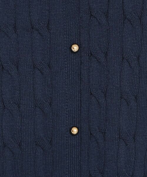 THE SHOP TK / ザ ショップ ティーケー ニット・セーター | 衿付ケーブルニット | 詳細12