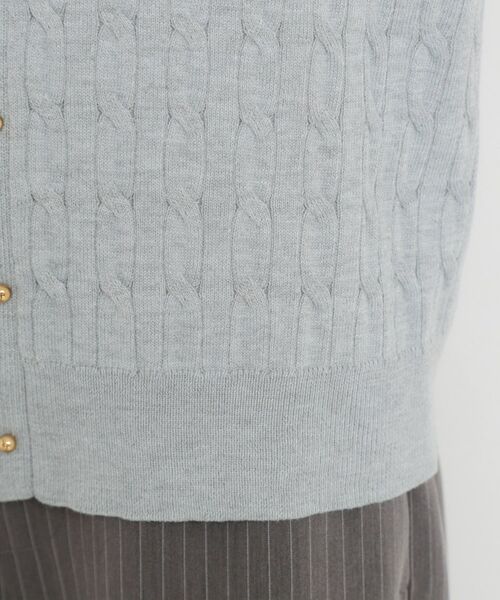 THE SHOP TK / ザ ショップ ティーケー ニット・セーター | 衿付ケーブルニット | 詳細20