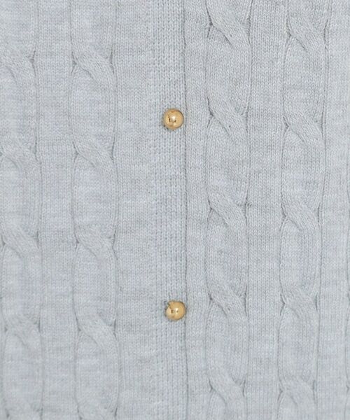 THE SHOP TK / ザ ショップ ティーケー ニット・セーター | 衿付ケーブルニット | 詳細8