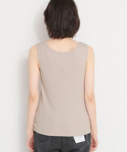 THE SHOP TK / ザ ショップ ティーケー キャミソール・チューブトップ | 前後2WAYスクエアネックテレコタンク | 詳細15