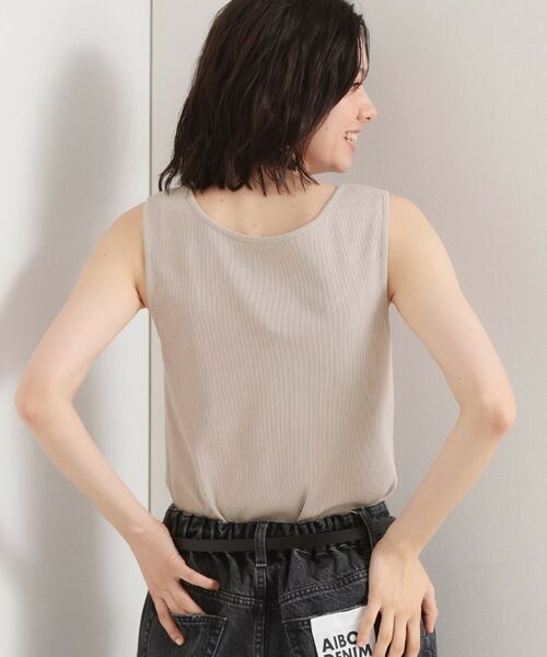 THE SHOP TK / ザ ショップ ティーケー キャミソール・チューブトップ | 前後2WAYスクエアネックテレコタンク | 詳細6