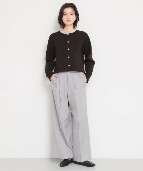 THE SHOP TK / ザ ショップ ティーケー カーディガン・ボレロ | ハーフミラノカーデ | 詳細3