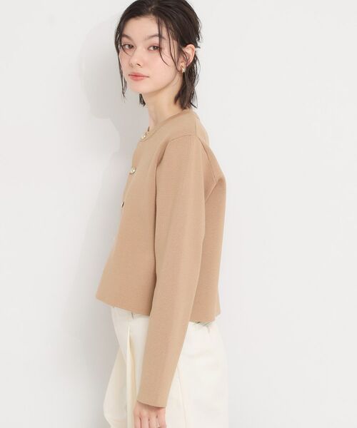 THE SHOP TK / ザ ショップ ティーケー カーディガン・ボレロ | ハーフミラノカーデ | 詳細6