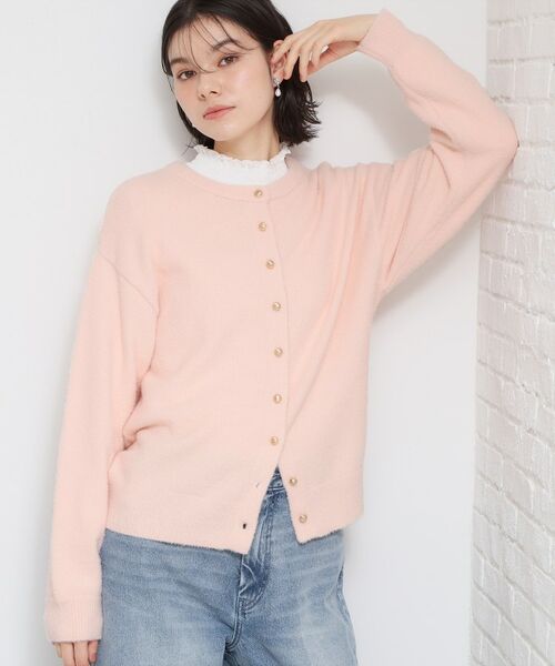 THE SHOP TK / ザ ショップ ティーケー カーディガン・ボレロ | ふわふわミニシャギー クルーカーディガン | 詳細10