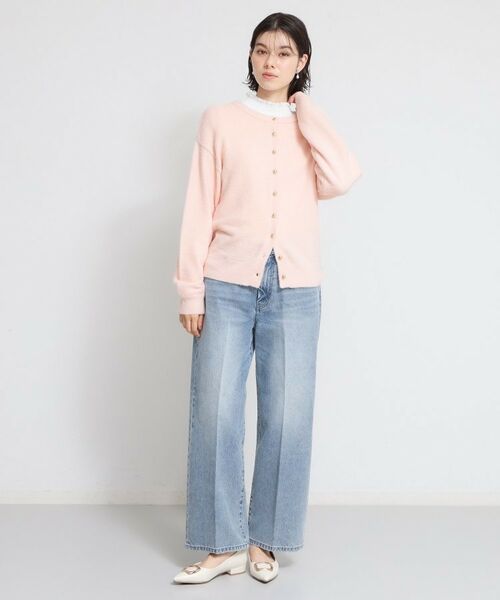 THE SHOP TK / ザ ショップ ティーケー カーディガン・ボレロ | ふわふわミニシャギー クルーカーディガン | 詳細11