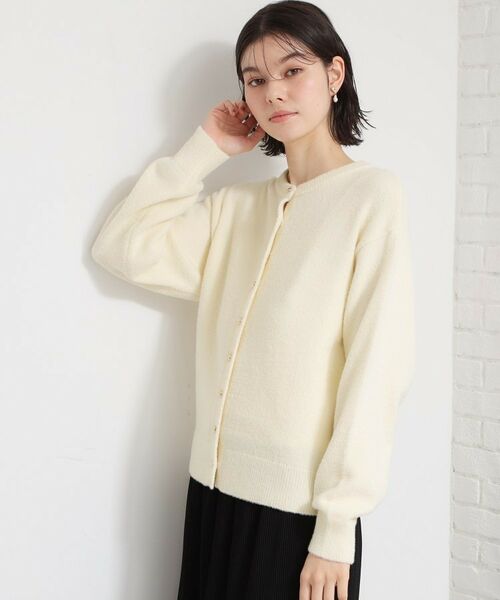 THE SHOP TK / ザ ショップ ティーケー カーディガン・ボレロ | ふわふわミニシャギー クルーカーディガン | 詳細2
