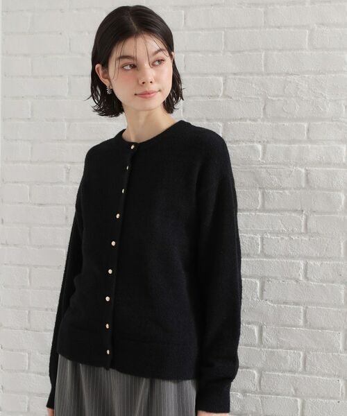 THE SHOP TK / ザ ショップ ティーケー カーディガン・ボレロ | ふわふわミニシャギー クルーカーディガン | 詳細5