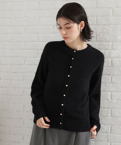 THE SHOP TK / ザ ショップ ティーケー カーディガン・ボレロ | ふわふわミニシャギー クルーカーディガン | 詳細6