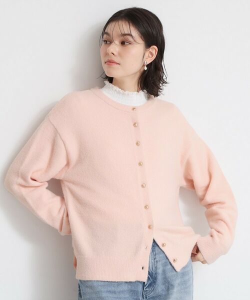 THE SHOP TK / ザ ショップ ティーケー カーディガン・ボレロ | ふわふわミニシャギー クルーカーディガン | 詳細9
