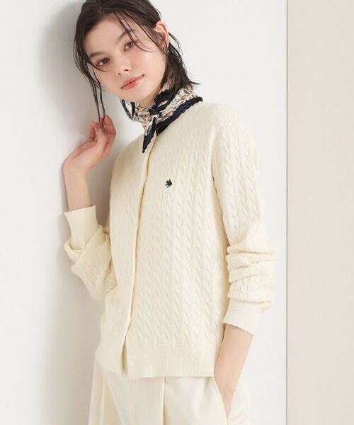THE SHOP TK / ザ ショップ ティーケー カーディガン・ボレロ | 【POLO BCS 別注】ケーブルカーディガン | 詳細1