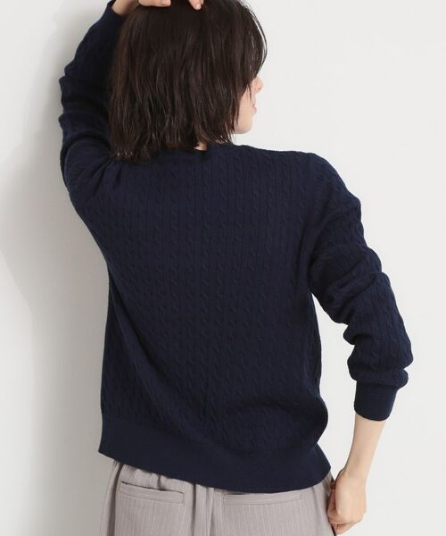 THE SHOP TK / ザ ショップ ティーケー カーディガン・ボレロ | 【POLO BCS 別注】ケーブルカーディガン | 詳細10