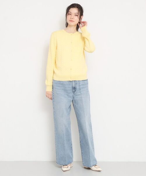 THE SHOP TK / ザ ショップ ティーケー カーディガン・ボレロ | 【POLO BCS 別注】ケーブルカーディガン | 詳細7