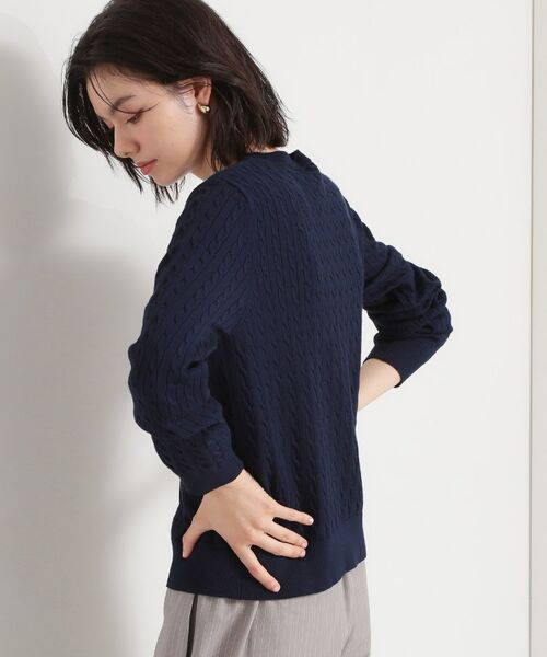 THE SHOP TK / ザ ショップ ティーケー カーディガン・ボレロ | 【POLO BCS 別注】ケーブルカーディガン | 詳細9