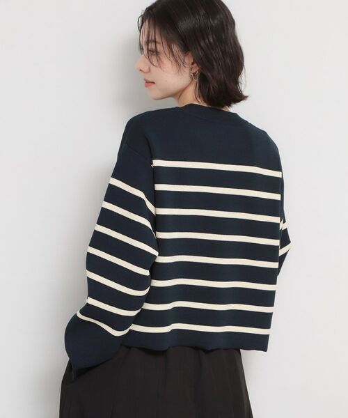 THE SHOP TK / ザ ショップ ティーケー カーディガン・ボレロ | デニム切替カーディガン | 詳細10