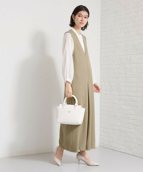 THE SHOP TK / ザ ショップ ティーケー サロペット・オールインワン | Vネックオールインワン | 詳細6