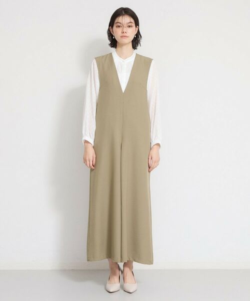 THE SHOP TK / ザ ショップ ティーケー サロペット・オールインワン | Vネックオールインワン | 詳細9