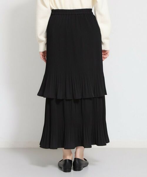 THE SHOP TK / ザ ショップ ティーケー ロング・マキシ丈スカート | 【セレモニーにもカジュアルにも】2段ティアードプリーツスカート | 詳細11