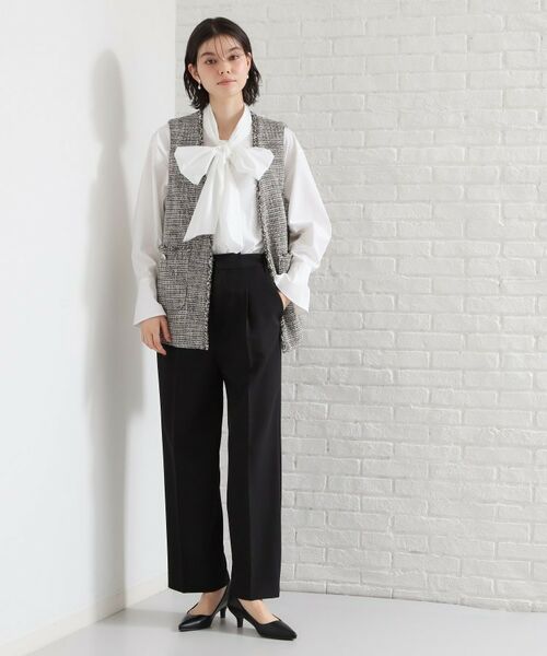 THE SHOP TK / ザ ショップ ティーケー シャツ・ブラウス | タックボウタイブラウス | 詳細3