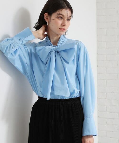 THE SHOP TK / ザ ショップ ティーケー シャツ・ブラウス | タックボウタイブラウス | 詳細5