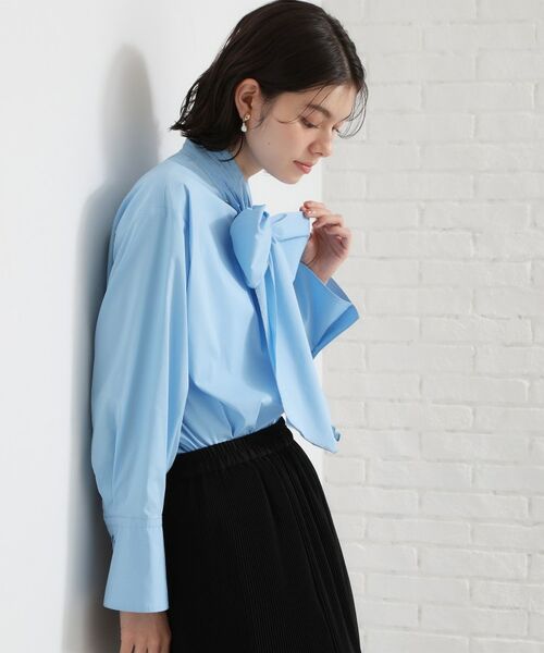 THE SHOP TK / ザ ショップ ティーケー シャツ・ブラウス | タックボウタイブラウス | 詳細6