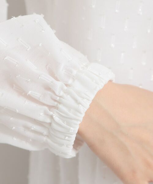 THE SHOP TK / ザ ショップ ティーケー シャツ・ブラウス | シフォンジャカードブラウス | 詳細10