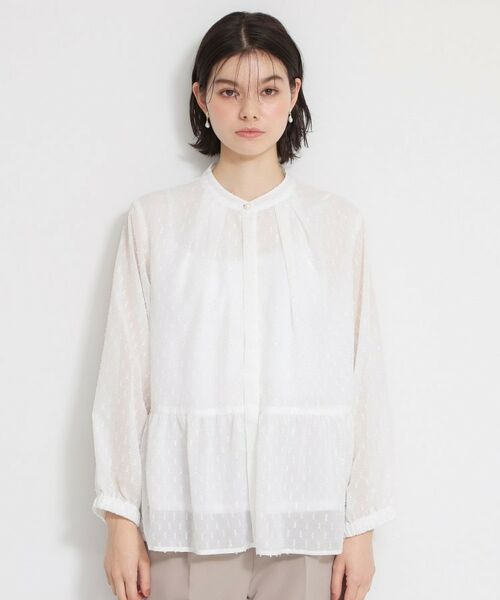 THE SHOP TK / ザ ショップ ティーケー シャツ・ブラウス | シフォンジャカードブラウス | 詳細5