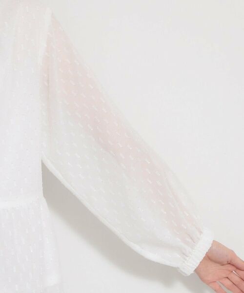 THE SHOP TK / ザ ショップ ティーケー シャツ・ブラウス | シフォンジャカードブラウス | 詳細9