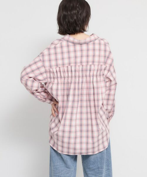 THE SHOP TK / ザ ショップ ティーケー シャツ・ブラウス | バックシャーリングシャツ長袖 | 詳細14