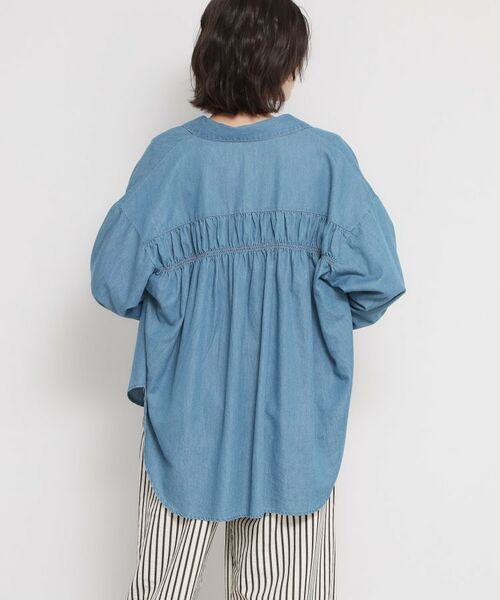 THE SHOP TK / ザ ショップ ティーケー シャツ・ブラウス | バックシャーリングシャツ長袖 | 詳細2