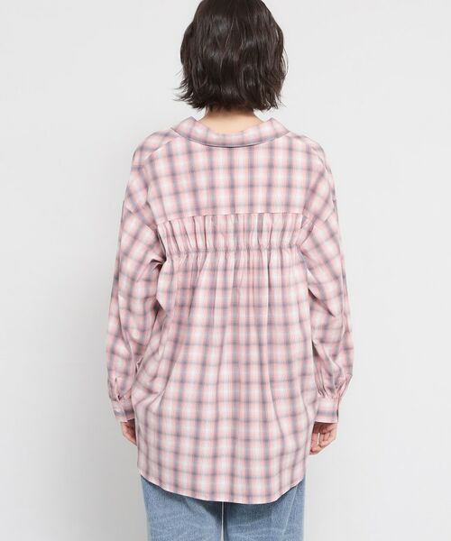 THE SHOP TK / ザ ショップ ティーケー シャツ・ブラウス | 【後ろ姿もサマになる】バックシャーリングシャツ | 詳細25