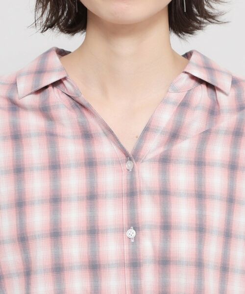 THE SHOP TK / ザ ショップ ティーケー シャツ・ブラウス | 【後ろ姿もサマになる】バックシャーリングシャツ | 詳細26